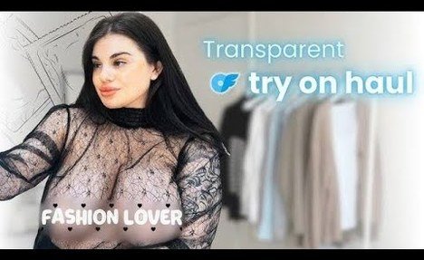 4K Transparent Fishnet  bathing suit TRY On| See-Through Try On Haul 2024 4k | 4k Transparent lingerie