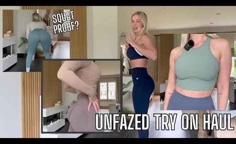 TRY ON HAUL: CORE & workout CRUSH COLLECITON // UNFAZED ACTIVEWEAR