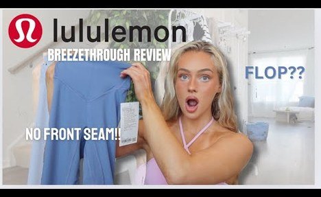 Lululemon First NO FRONT SEAM legging? Breezethrough HONEST vlog Activewear try on haul 2024