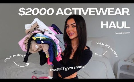 $2000 ACTIVEWEAR TRY ON HAUL | Viral BBL shorts, KEEPTHATPUMP, fitness outfit inspo