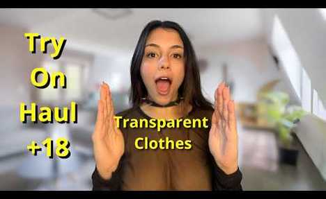 [4K] Try On Haul Trendy Sheer Tops | Mery's Transparent Haul +18