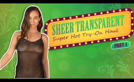 Sheer Dress Try-On | Transparent Try-On Haul with Piper Quinn