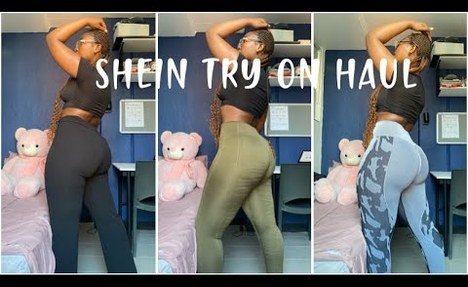 SHEIN sportswear leggings TRY ON HAUL 2024 | South African YouTuber