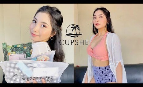 two-piece swimsuit TRY-ON HAUL 2020 (PHILIPPINES) FT. CUPSHE  | GWYNETH GARFIN