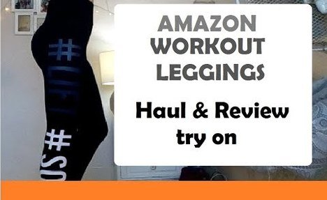 AMAZON gym yoga pants TRY ON HAUL | vlog