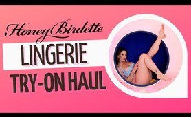 Honey Birdette THICK chick lingerie Try-On Haul! | Siri Dahl | My FIRST YouTube try on video!
