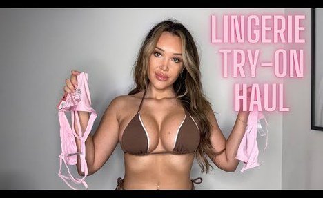 4k Lingerie try-on haul | Primark