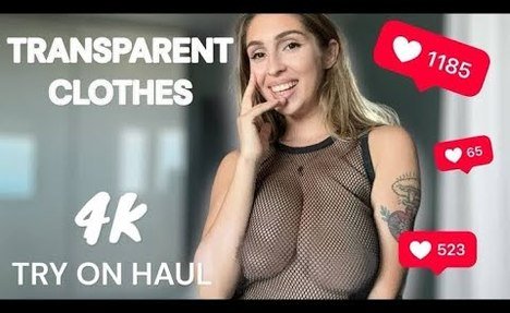 See-Through Try On Haul | Try-On Haul At The Mall 2024 | Micro  swimwear Try on haul