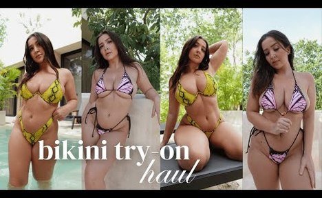 4K  swim set Try On Haul