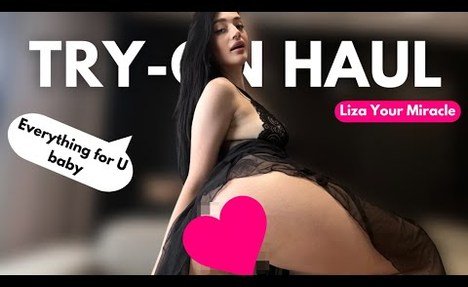 [4K] | Try On Haul | Get Ready With Me | Semi-Sheer Dress | See-Through | With Liza Your Miracle