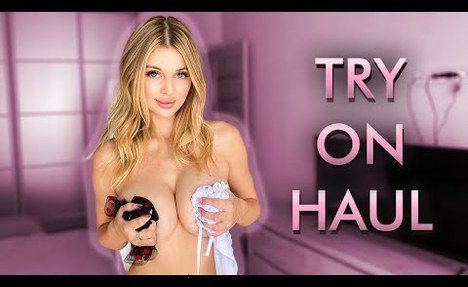 [4K] NEW TRANSPARENT DRESS & LINGERIE SET | Mirror Reflections | TRY ON HAUL with Emily Сandy