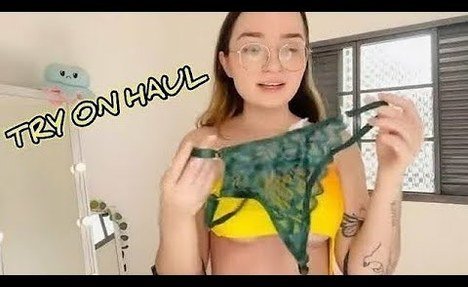 See-through lingerie try-on haul with Emilia #transparenthaul #tryonhaul2023 #lingerie PWSSV033