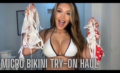 Micro  two-piece swimsuit try-on haul !