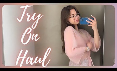 {4K} See~Through Lingerie Try on Haul, Transparent items  See through (2024) Outfit Reveal TryOns