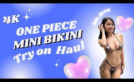 4k One Piece Mini  swimwear Try On Haul | ONE PIECE Try on Haul