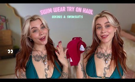 4K  microkini Try On Haul | multiple swimwear outfits | Caitlin’s Corner