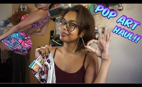 Pop Art yoga pants l SHEIN Try-On Haul