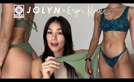 JOLYN X Eryn Krouse Swimwear HAUL & TRY ON Size   XS S