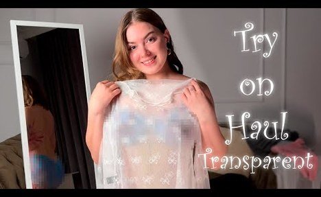 [4K] Body Art suit | TRANSPARENT Try On Haul | Сlothing video with Iva Berg