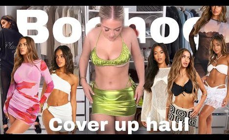 Boohoo cover up haul!  two-piece swimsuit haul