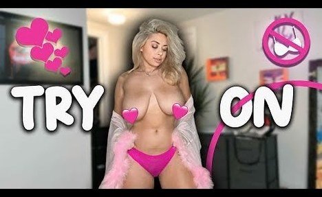 [4K] Sheer Lingerie Try-On Haul | Bold & Chic Pink Styles