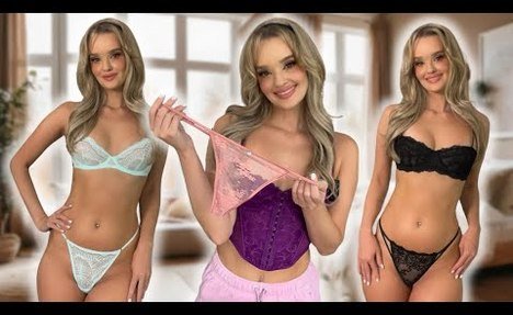 Lace Lingerie Show & Try On | PRIMARK Try On Haul