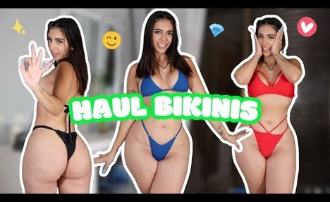 ¡Probando Bikinis Sexys en 4K!