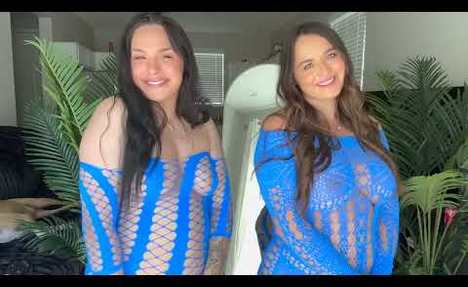 TRANSPARENT Fishnet TRY ON Haul Mirror View with @Victoria Rosexo   Jean Marie Try On