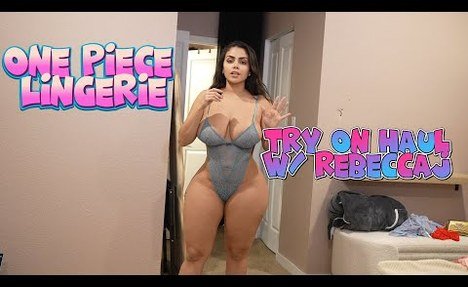 One Piece Lingerie Try on Haul w/ RebeccaJ