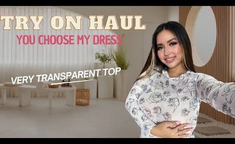 [4K] VERY TRANSPARENT Try On Haul - White Top [2024]