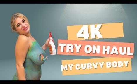 4K Try on haul new unusual black micro  string bikini on my curvy body ✨️ Micro bikini