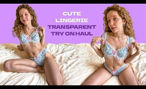 sweet Lingerie Try on Haul [4K]