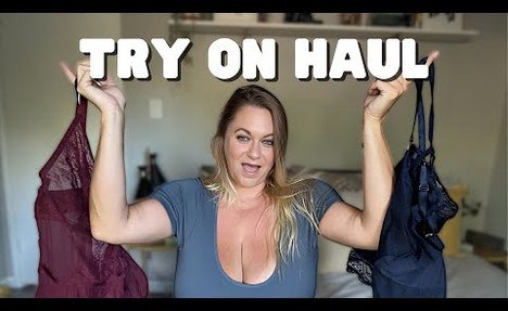 4K TRANSPARENT Try On Haul PLUS SIZE Lingerie Sets with Erika Amore