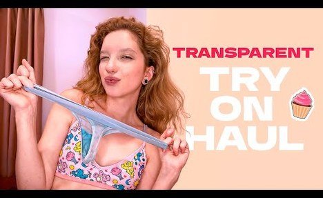 4K TRANSPARENT LINGERIE TRY-ON HAUL