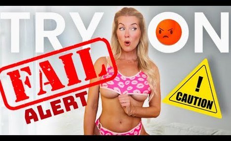 ⚠️  tankini FAIL ALERT!! Try-on HAUL w/ Kat Wonders