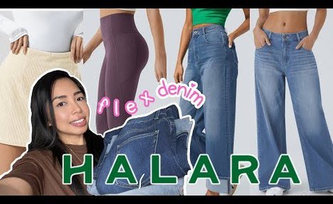 Halara Flex Denim Try-on Haul • Abhy Hauls & Reviews ft Halara • Abhy There For You ♡