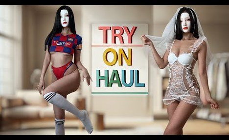 2024 | Try On Haul | Sheer Lingerie | Bridal &  Football Look | 4K