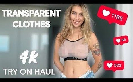 Try-On Haul At The Mall 2024 | (4K) See-Through Lingerie Try on Haul | See-Through Try On Haul