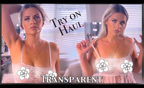 4k Try On Haul Sheer Lingerie See Through Outfits part 2 #transparent #transparenttrends #seethrough