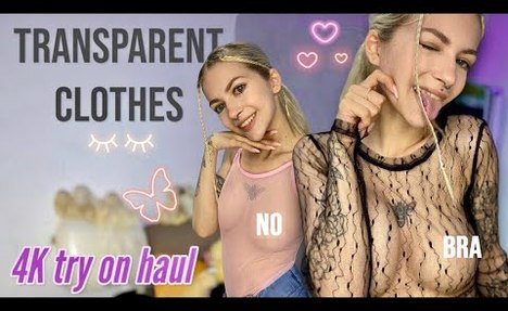 Transparent Lingerie Try On Haul | See Through Try On Haul | Sheer Lingerie Try-On Haul | No Bra