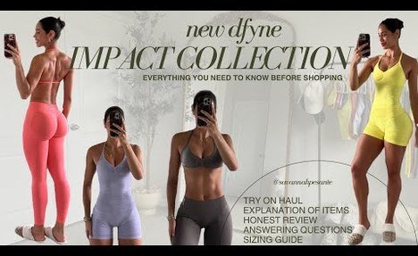 DFYNE NEW IMPACT COLLECTION!! honest review I try on haul I explanation of all product