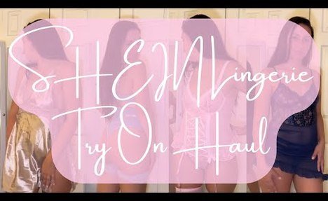 SHEIN Lingerie Try On Haul 2024 My Favorite Picks