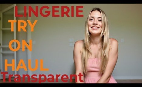 LINGERIE TRANSPARENT | TRY ON HAUL | Close Ups |See through | Dress No Bra | Micro  bathing suit ( angel