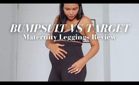 BUMPSUIT VS TARGET BRAND - Maternity sports Try On Haul