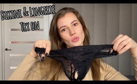 [4K] See-through lingerie try-on haul with Emilia #transparenthaul #tryonhaul2023 #lingerie PWS001