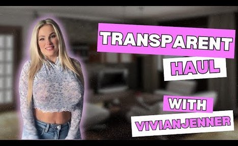 [4K] Transparent Try On Haul | Get Ready With Vivian (2024)