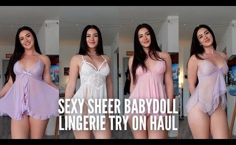 SHEER BABYDOLL LINGERIE TRY ON HAUL | SHEIN LINGERIE HAUL