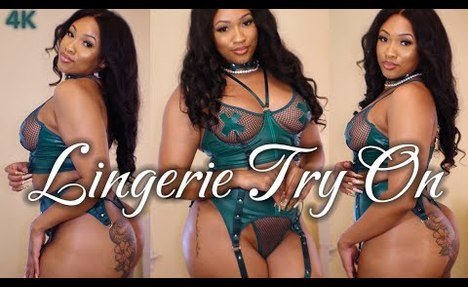 4K TRANSPARENT Lingerie Try On Haul | Fishnet Lingerie