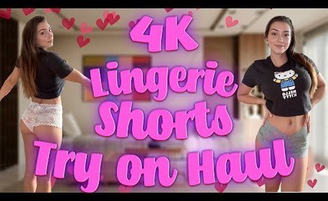 SHEER Lingerie Shorts Try On Haul | SHEIN