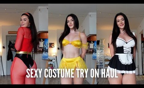 HALLOWEEN COSTUME TRY ON HAUL | attractive HALLOWEEN COSTUMES